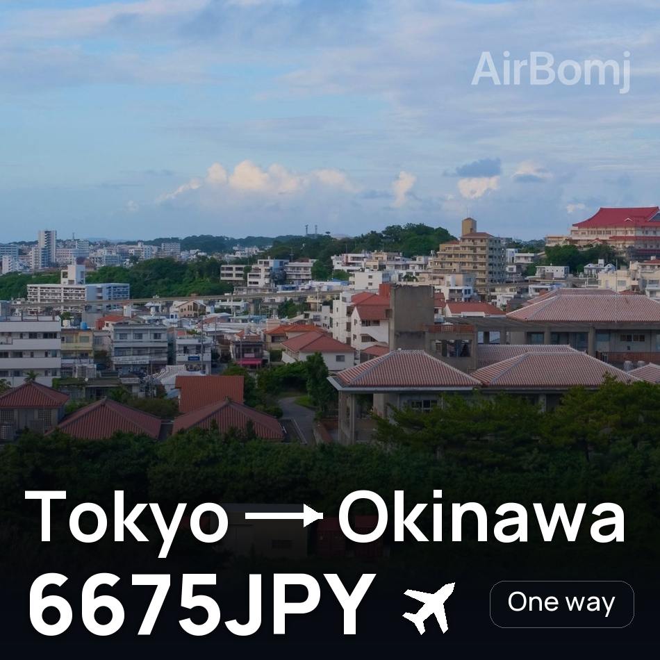 Flugticket: Tokio — Naha, 6675JPY