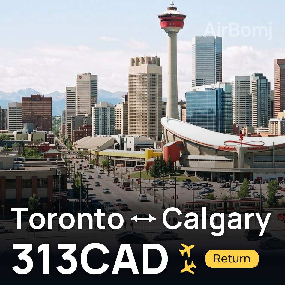 Biglietto aereo: Toronto — Calgary, 313CAD
