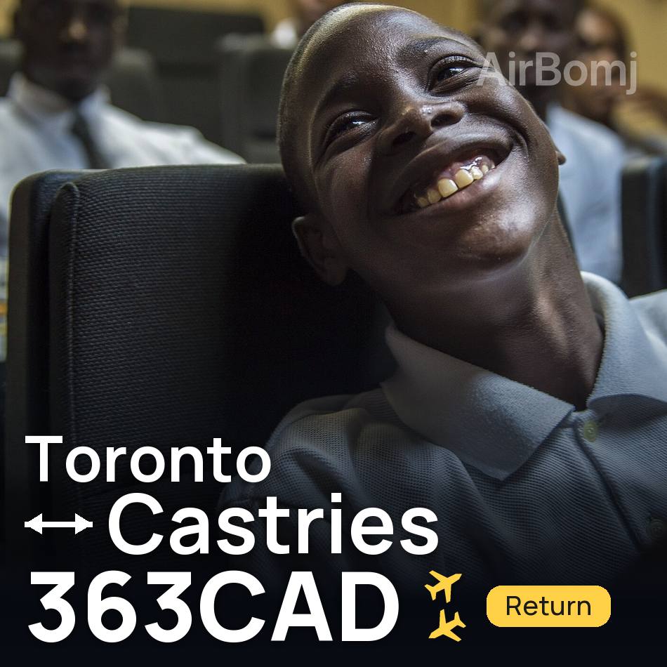 Biglietto aereo: Toronto — Castries, 363CAD