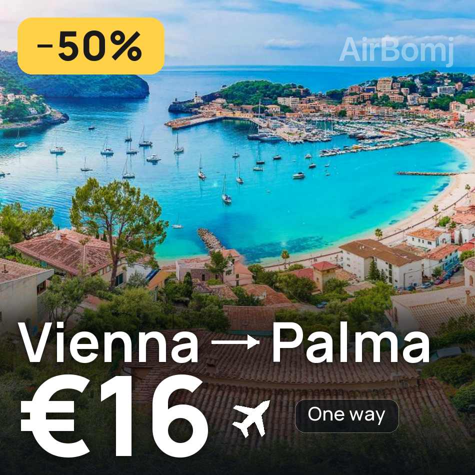 Billet d'avion : Vienne — Palma de Mallorca, €16