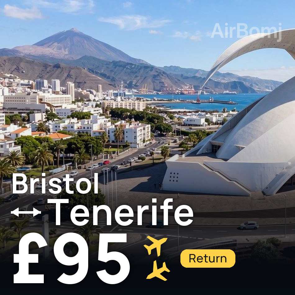 Bilet de avion: Bristol — Tenerife, £95