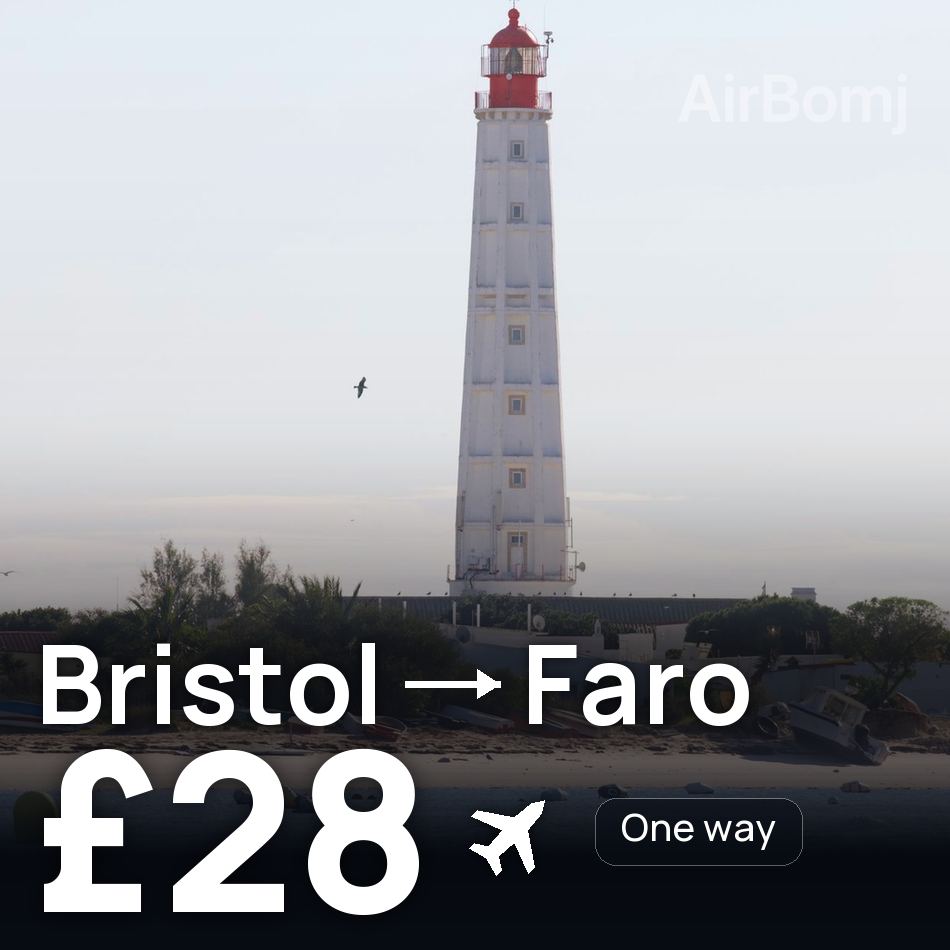 Bilet de avion: Bristol — Faro, £28