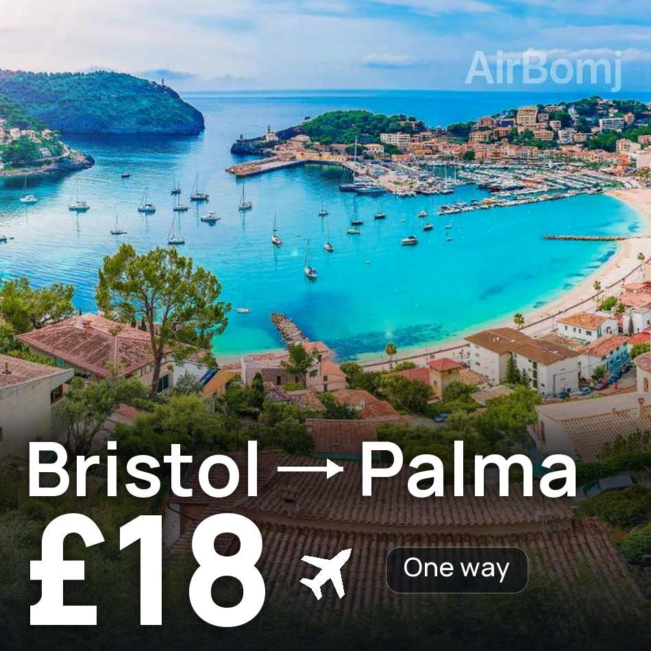 Bilet de avion: Bristol — Palma, £18