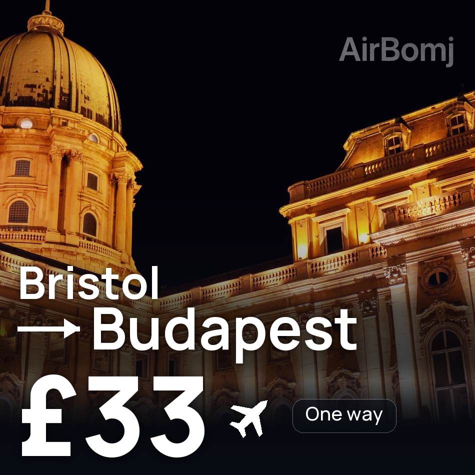 Bilet de avion: Bristol — Budapest, £33