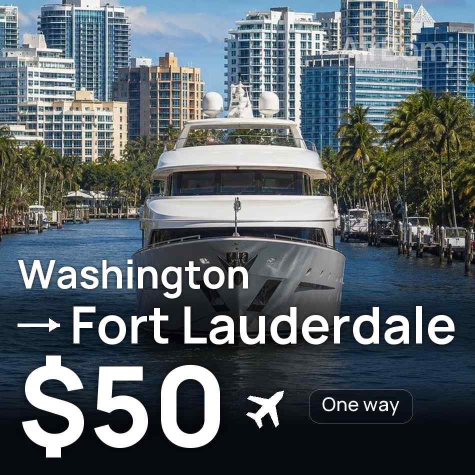 Biglietto aereo: Washington — Fort Lauderdale, $50
