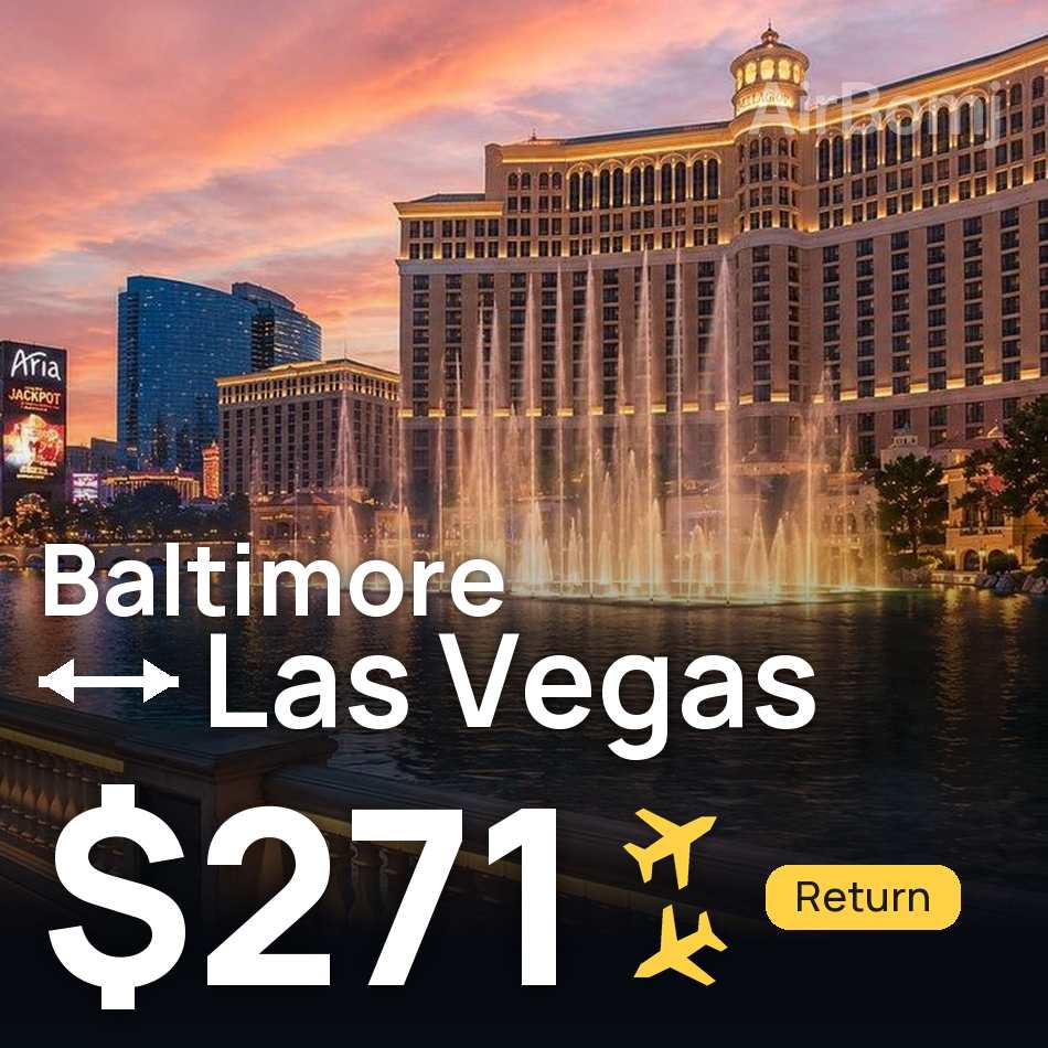 Biglietto aereo: Baltimora — Las Vegas, $271