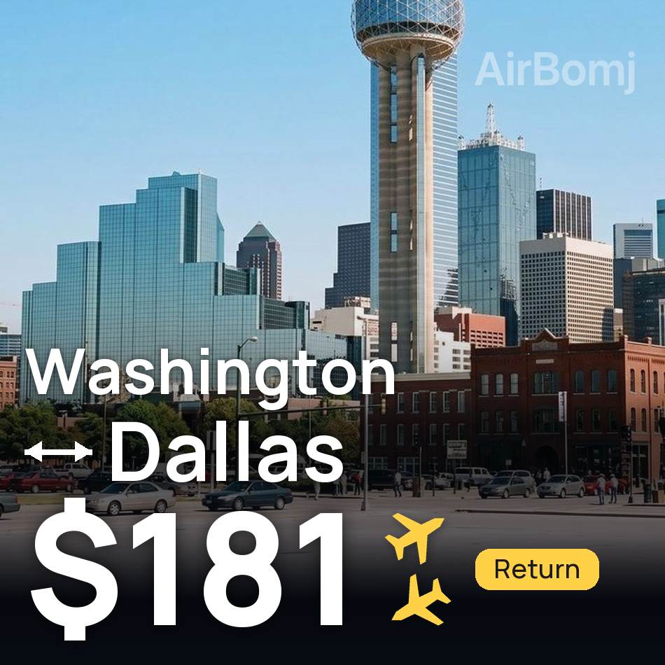Biglietto aereo: Washington — Dallas, $181