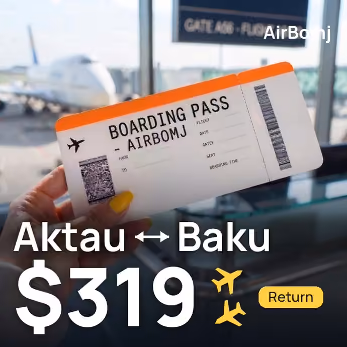Aktau → Baku for €280