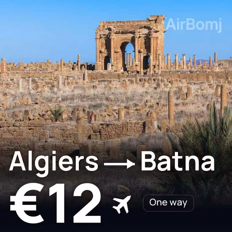 Algiers → Batna for €12