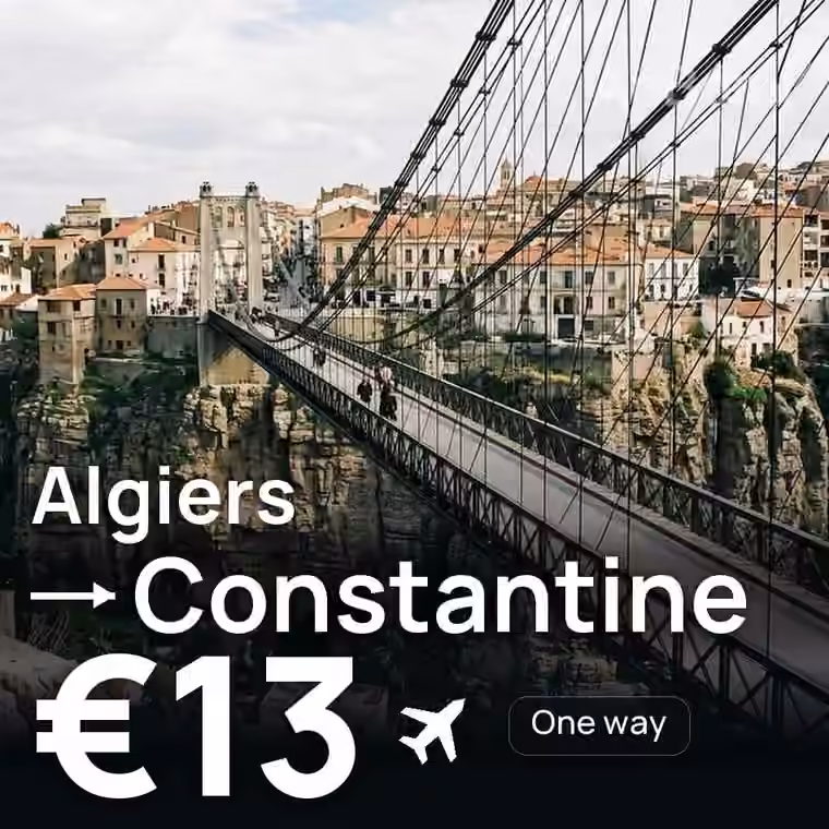 Algiers → Constantine for €15