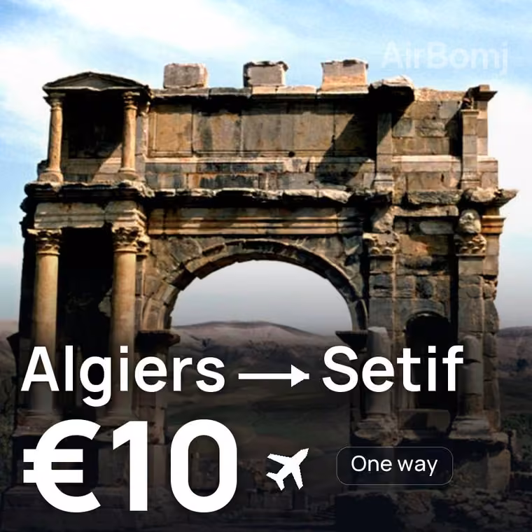 Algiers → Setif for €10