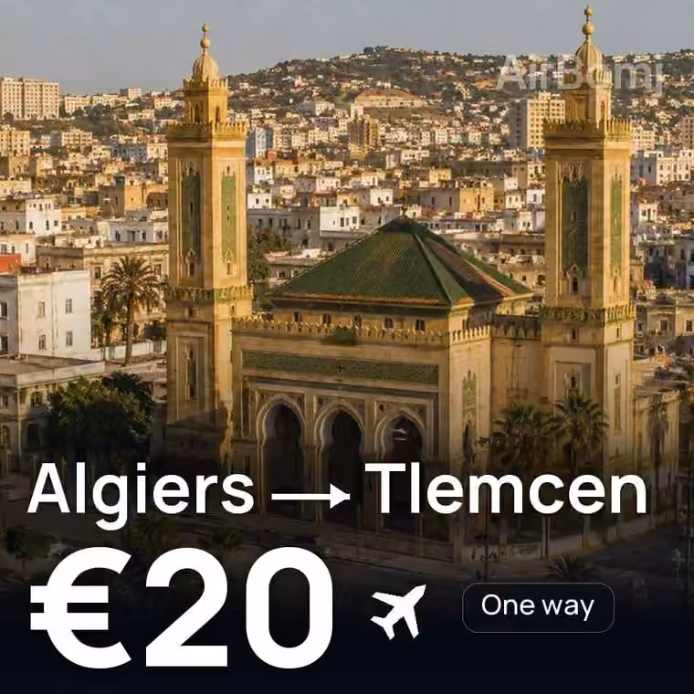 Algiers → Tlemcen for €20
