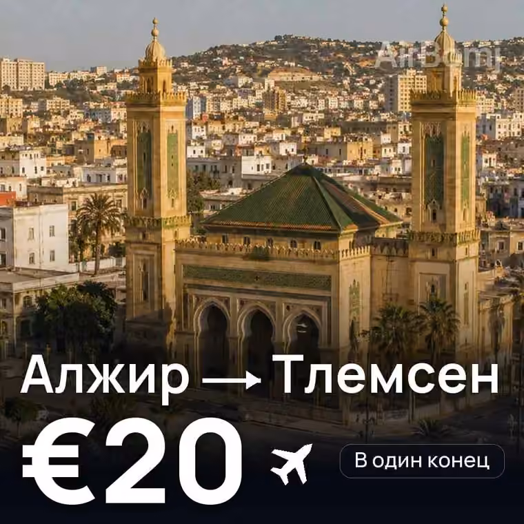 Алжир → Тлемсен за €20