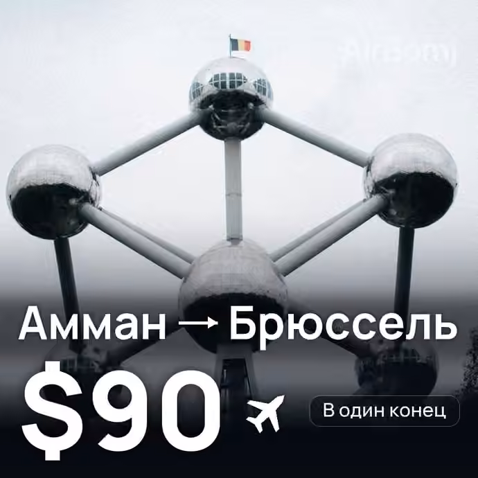 Амман → Брюссель за $90
