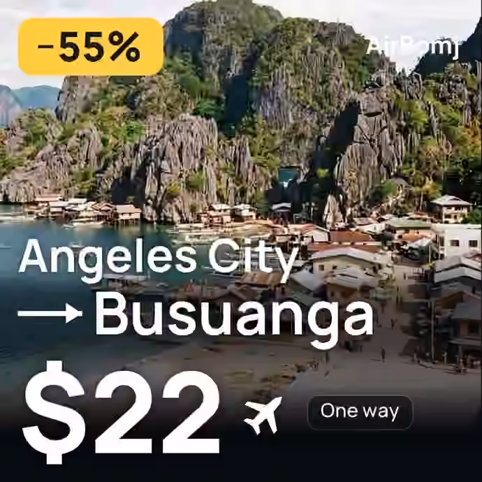 Angeles City → Busuanga for $22