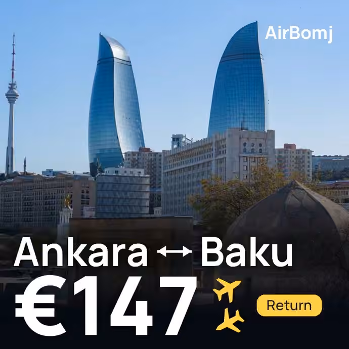 Ankara → Baku for €147