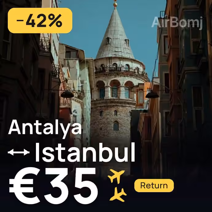Antalya → Istanbul for €35