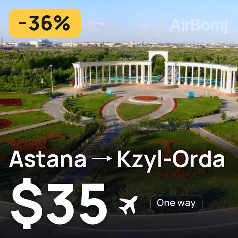 Astana → Kzyl-Orda for $35