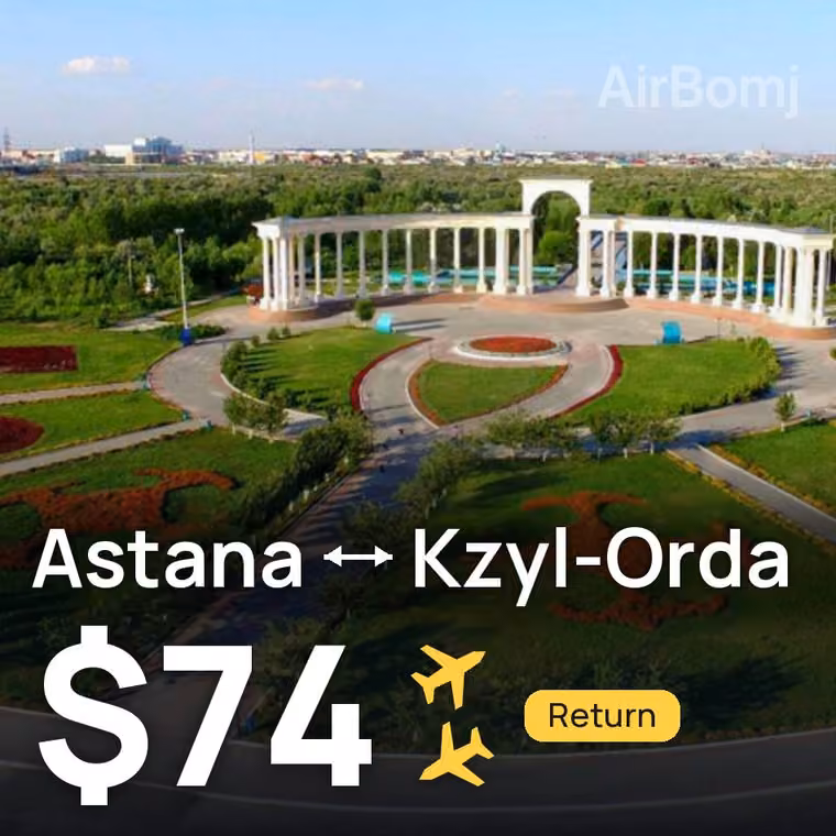 Astana → Kzyl-Orda for $74