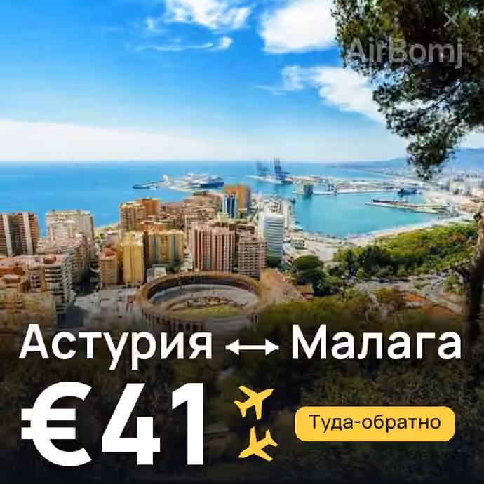 Астурия → Малага за €41