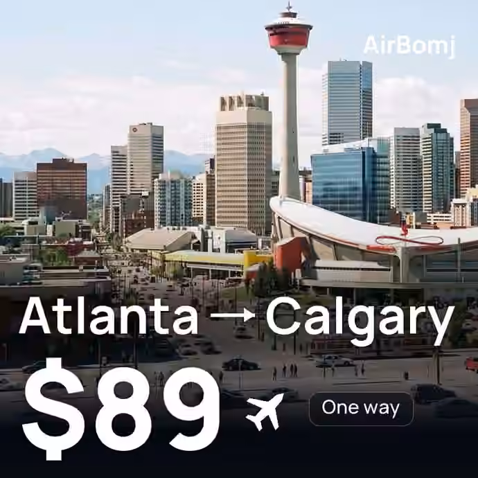 Atlanta → Calgary for $89