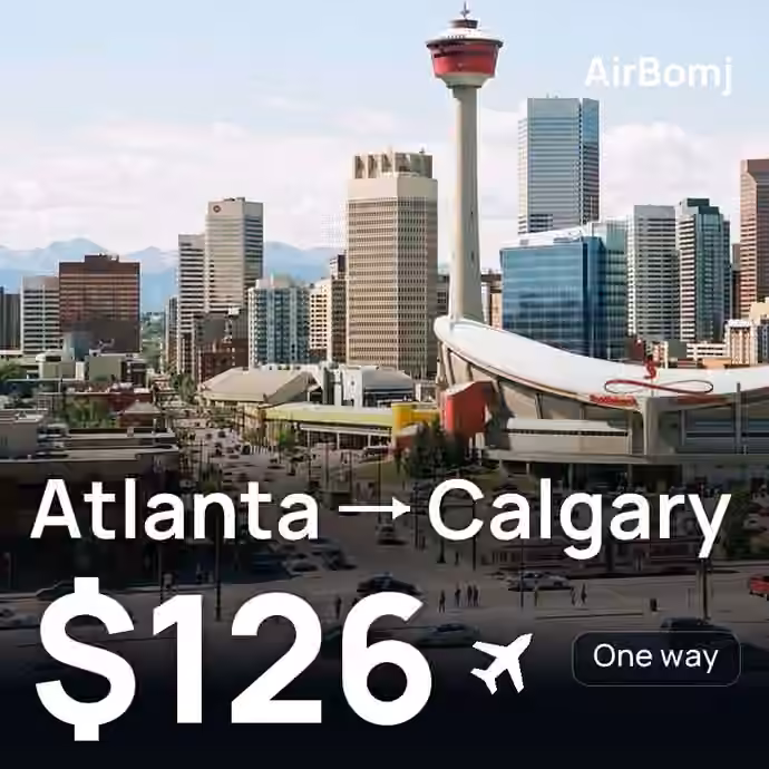 Atlanta → Calgary for $126