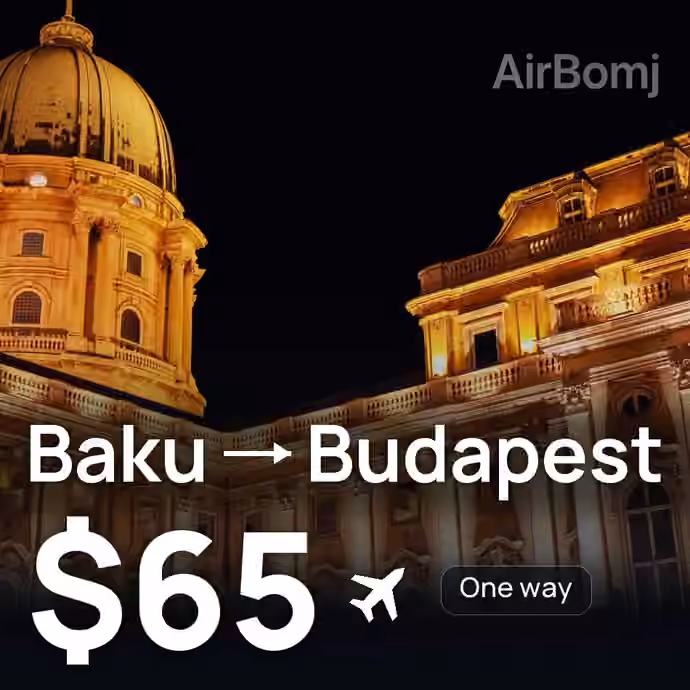 Baku → Budapest for $65