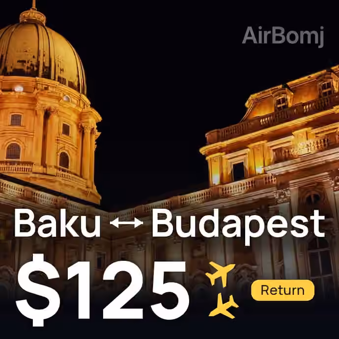 Baku → Budapest for $125
