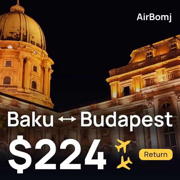 Baku → Budapest for €197
