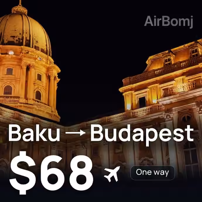 Baku → Budapest for $68