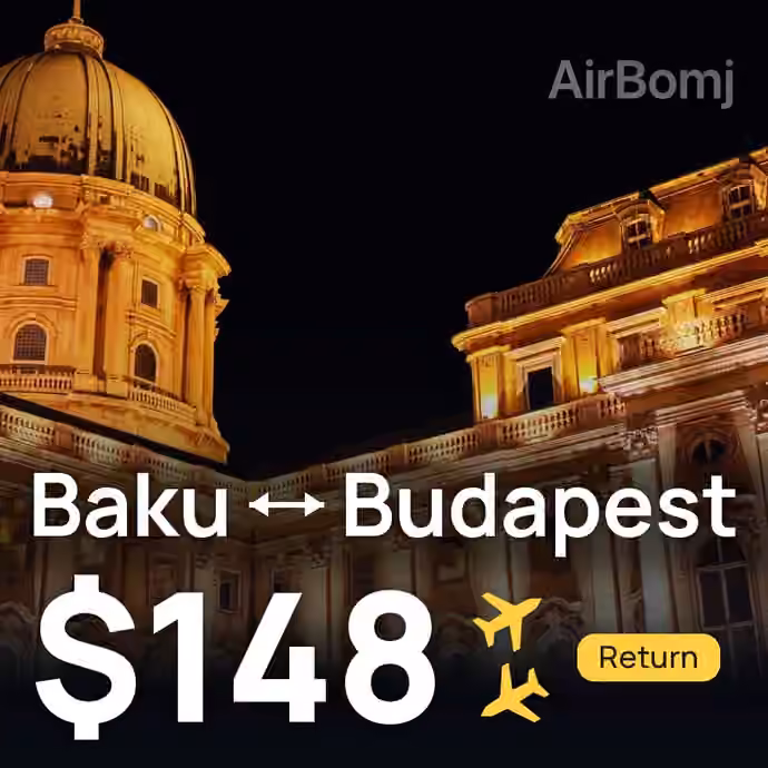 Baku → Budapest for $148
