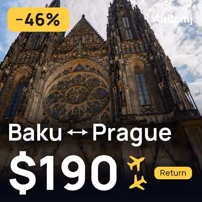 Baku → Prague for $190