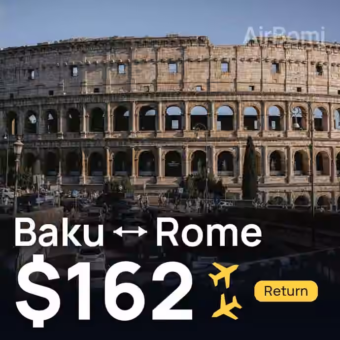 Baku → Rome for $162