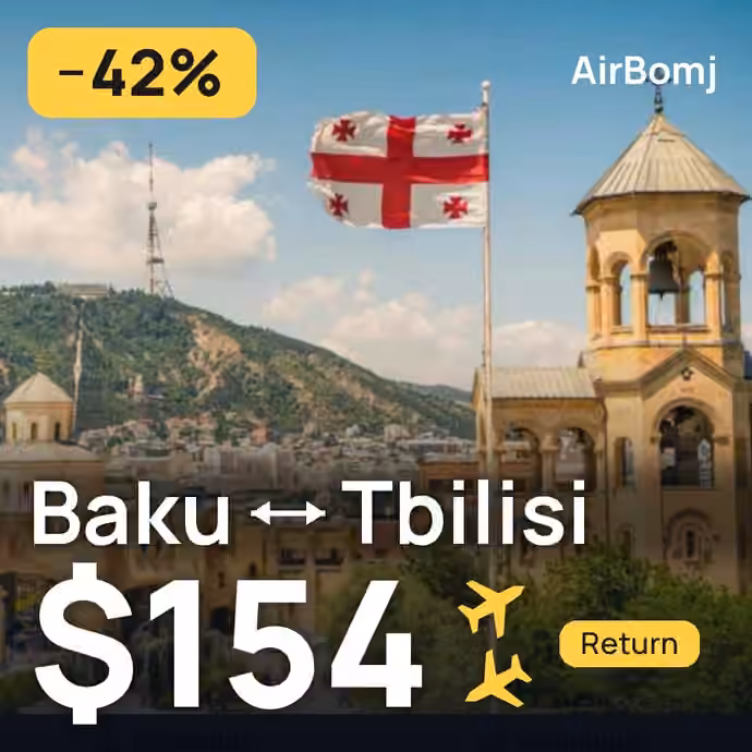 Baku → Tbilisi for $154