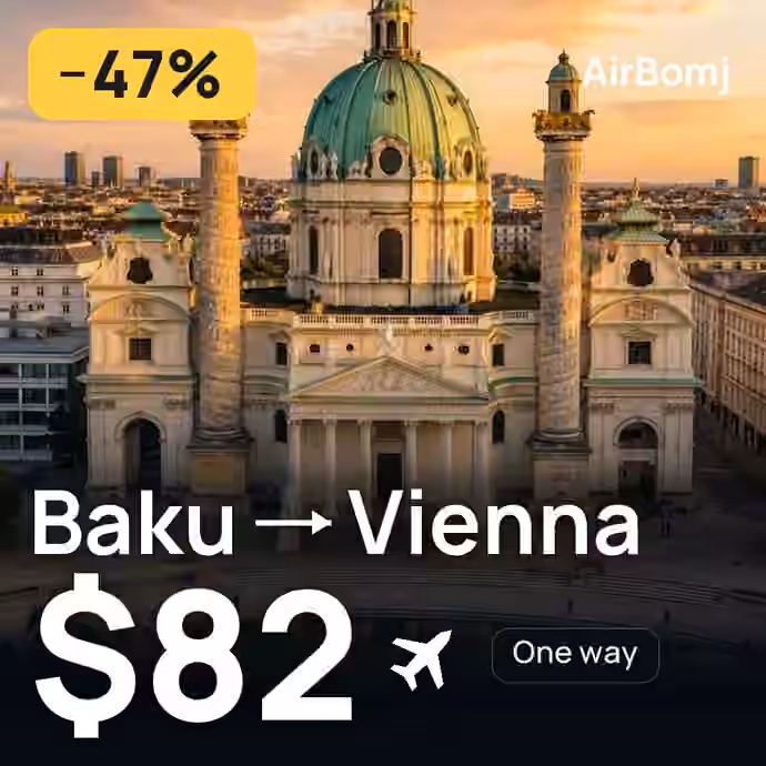 Baku → Vienna for $82