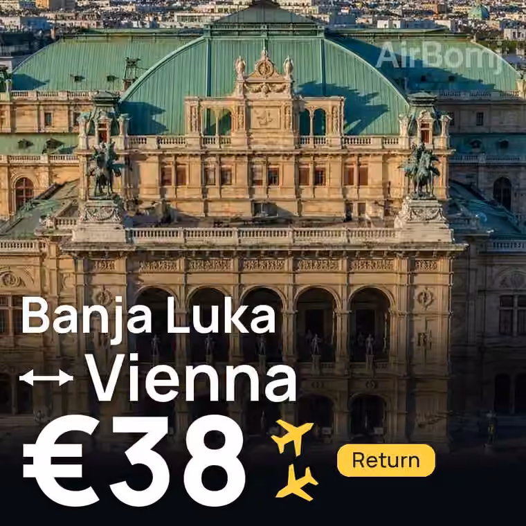 Banja Luka → Vienna for €38