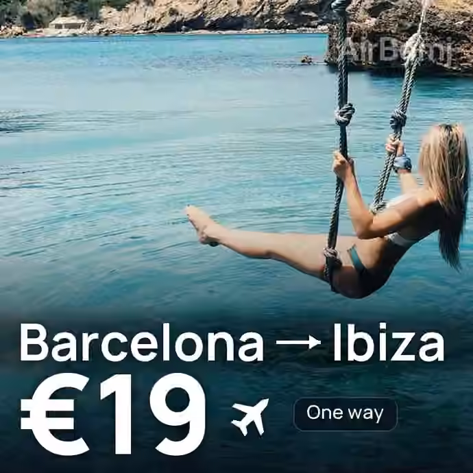 Barcelona → Ibiza for €19