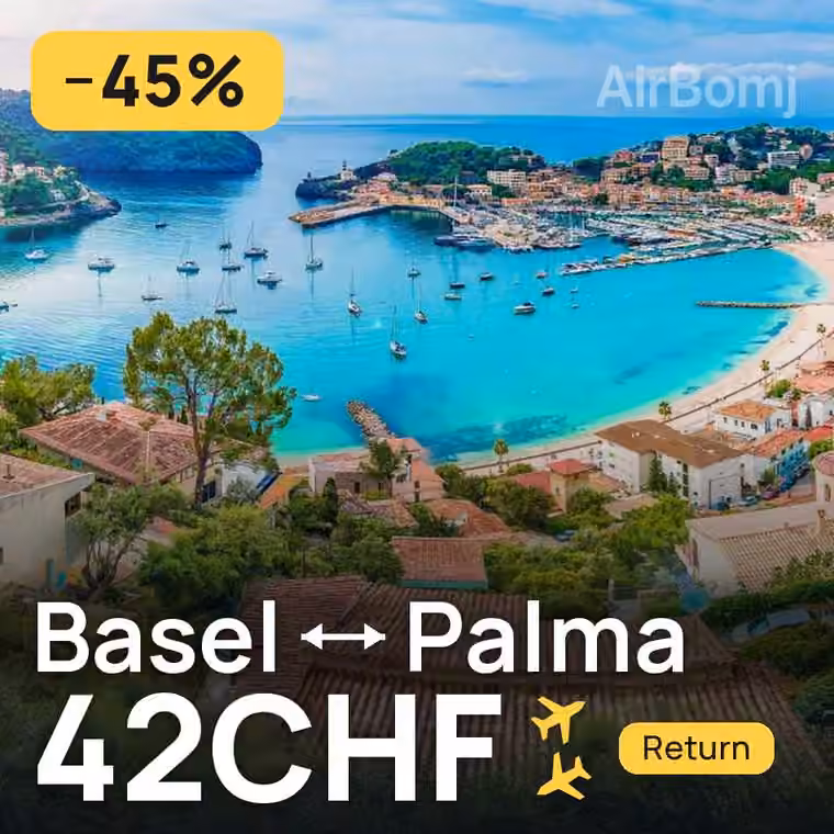 Basel → Palma for 42 CHF