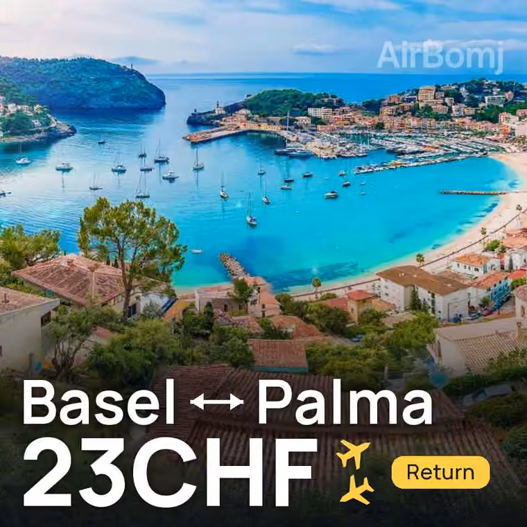 Basel → Palma for 23 CHF