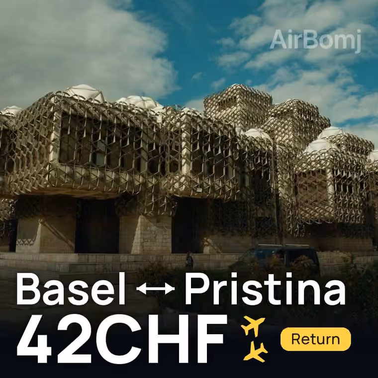 Basel → Pristina for 42 CHF