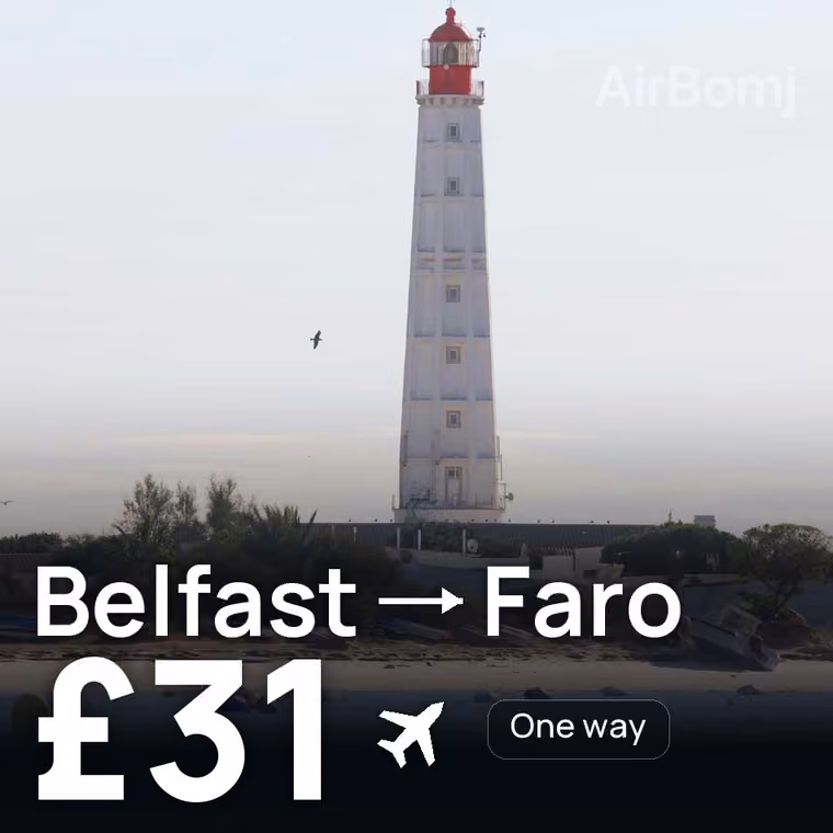 Belfast → Faro for £35