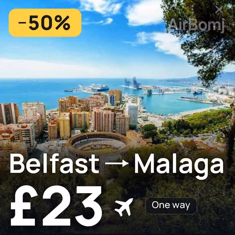 Belfast → Malaga for £23