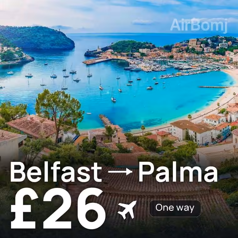 Belfast → Palma for £26