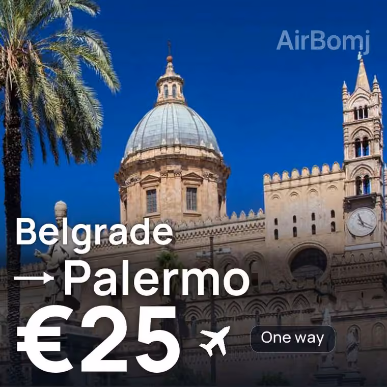 Belgrade → Palermo for €25