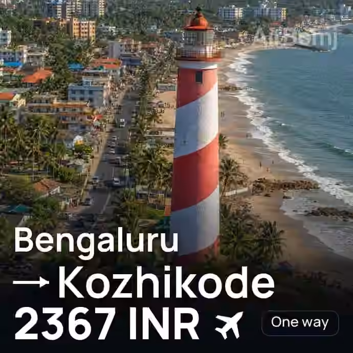 Bengaluru → Kozhikode for 2367 INR
