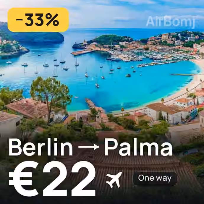 Berlin → Palma for €22