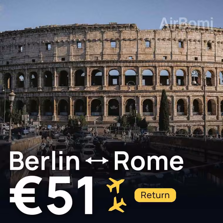 Berlin → Rome for €51