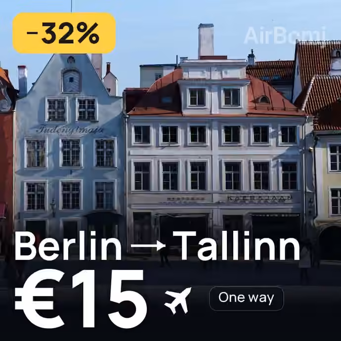 Berlin → Tallinn for €15