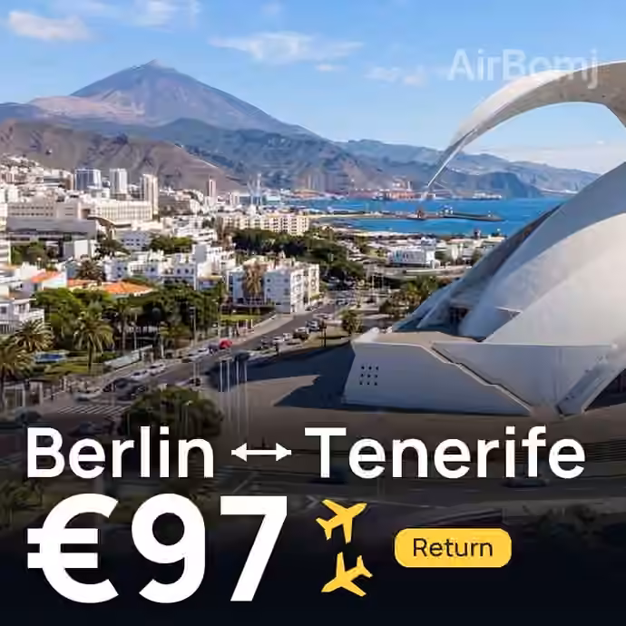 Berlin → Tenerife for €97