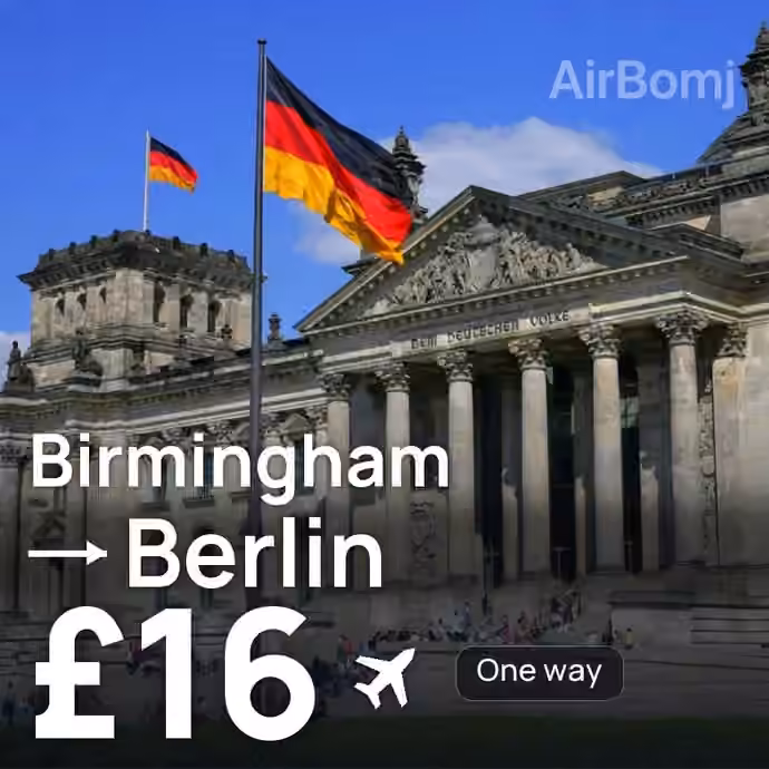 Birmingham → Berlin for £16